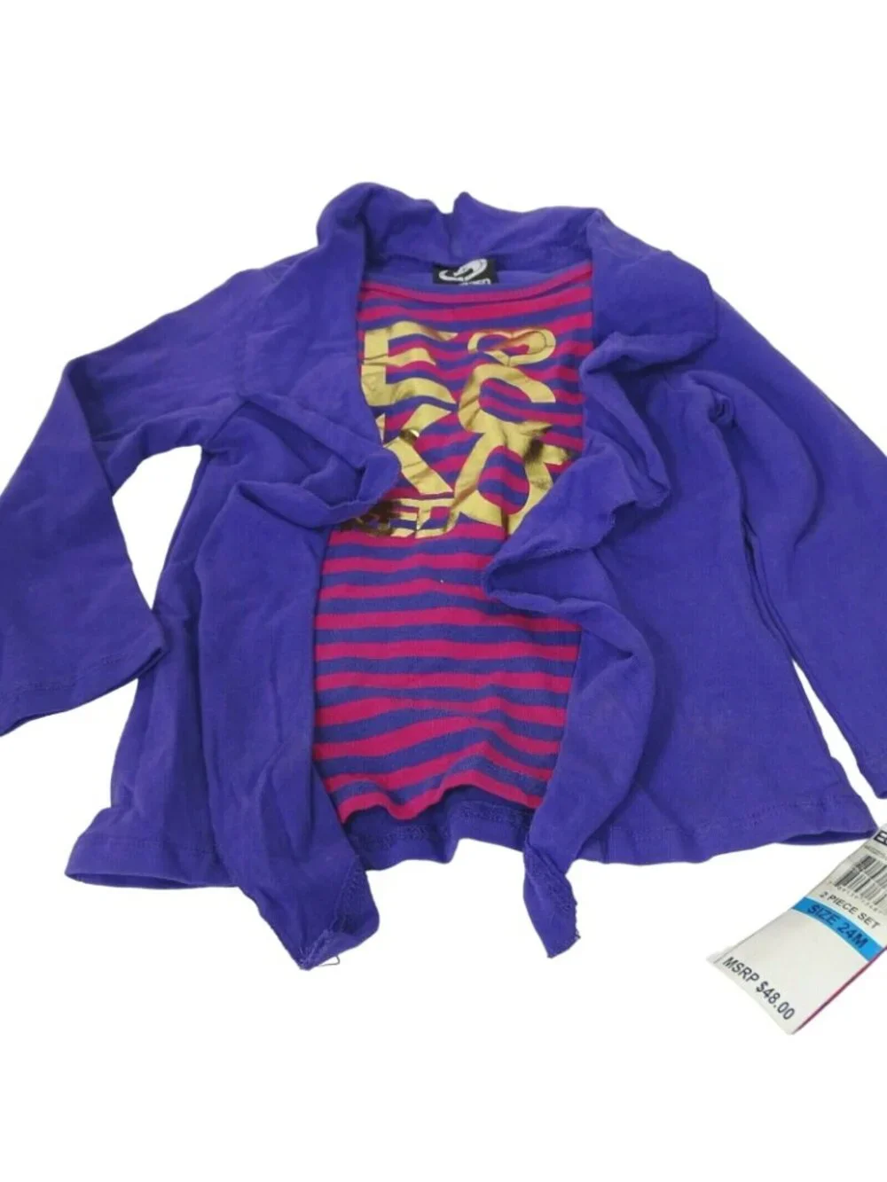 Lot of 3 Ecko and DDG Ladybug Shirt Top Fisher Price Skirt Girls Size 24 Month